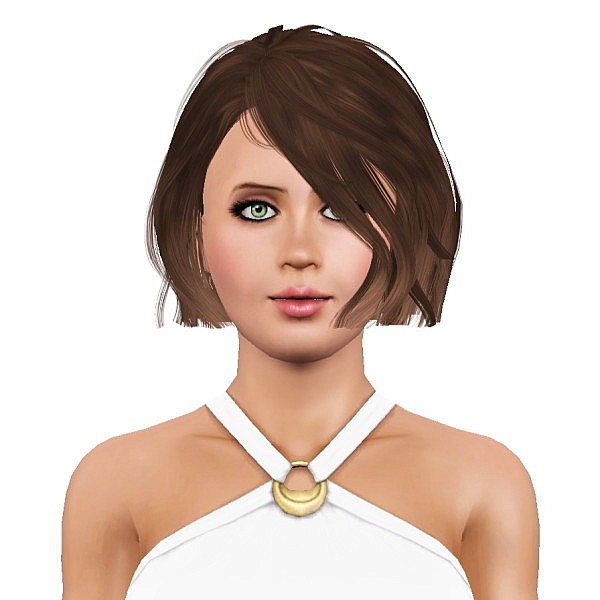 Newsea 06 hairstyle retextured by July Kapo for Sims 3