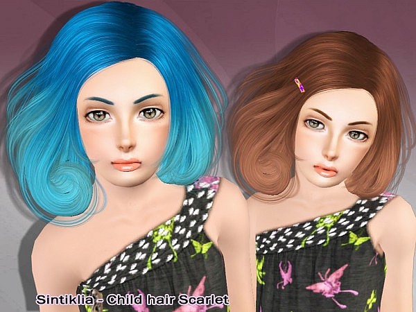 Scarlet hairstyle by Sintiklia for Sims 3