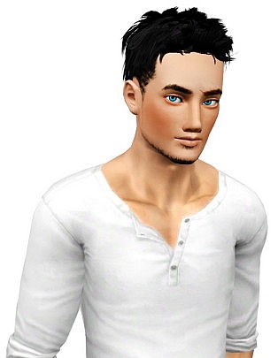 Jjjjjan 03 hairstyle retextured by Pocket - Sims 3 Hairs