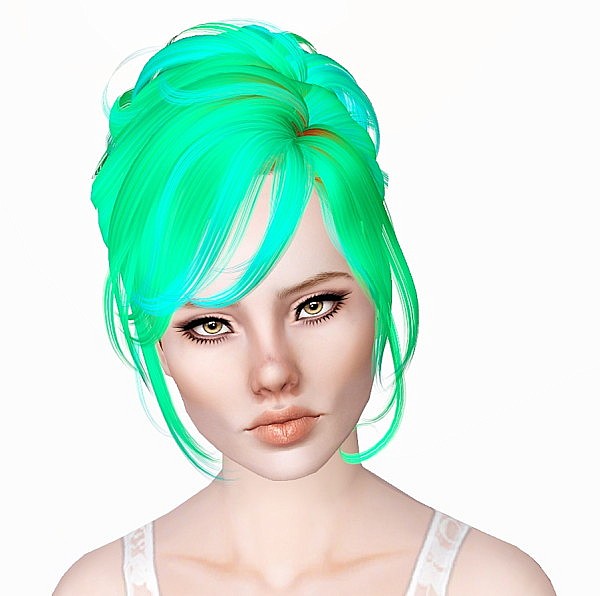 Newsea`s Crescent hairstyle retextured by Monolith for Sims 3