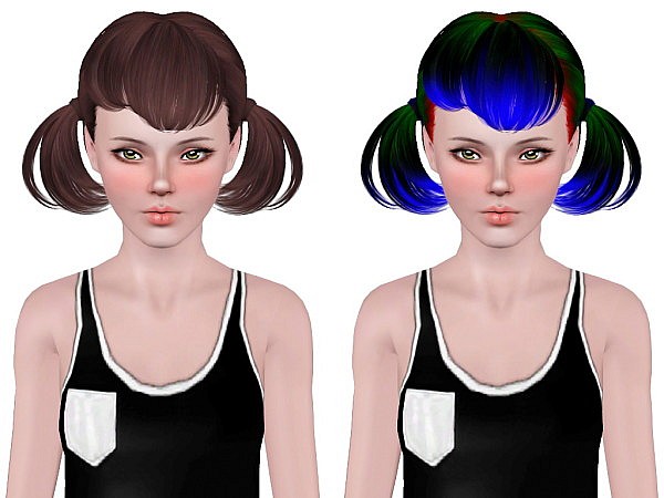 Butterflysims 119 hairstyle retextured by nNeiuro for Sims 3