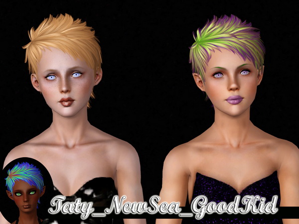 NewSea`s Good Kid hairstyle retextured by Taty for Sims 3