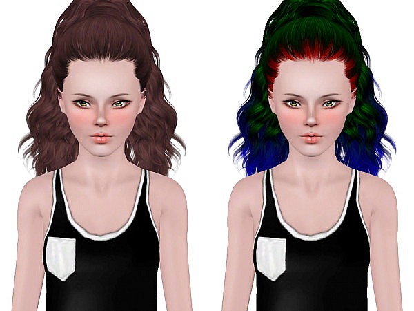 Skysims 204 hairstyle retextured by Neiuro for Sims 3