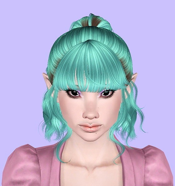 Newsea`s Lavender hairstyle retextured by Plumb Bombs for Sims 3