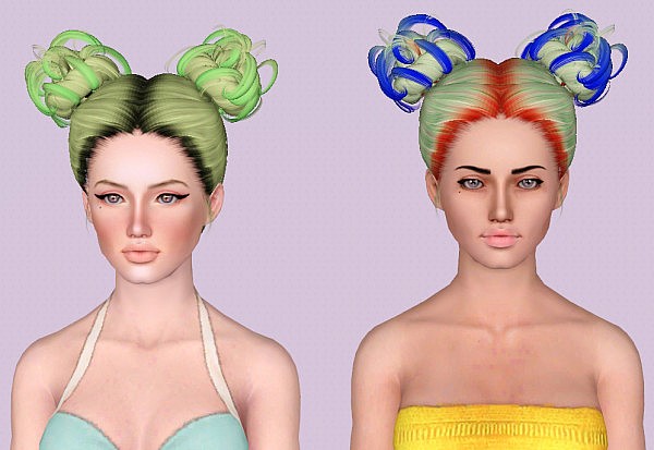 Newsea`s Cauliflower hairstyle retextured by Electra for Sims 3