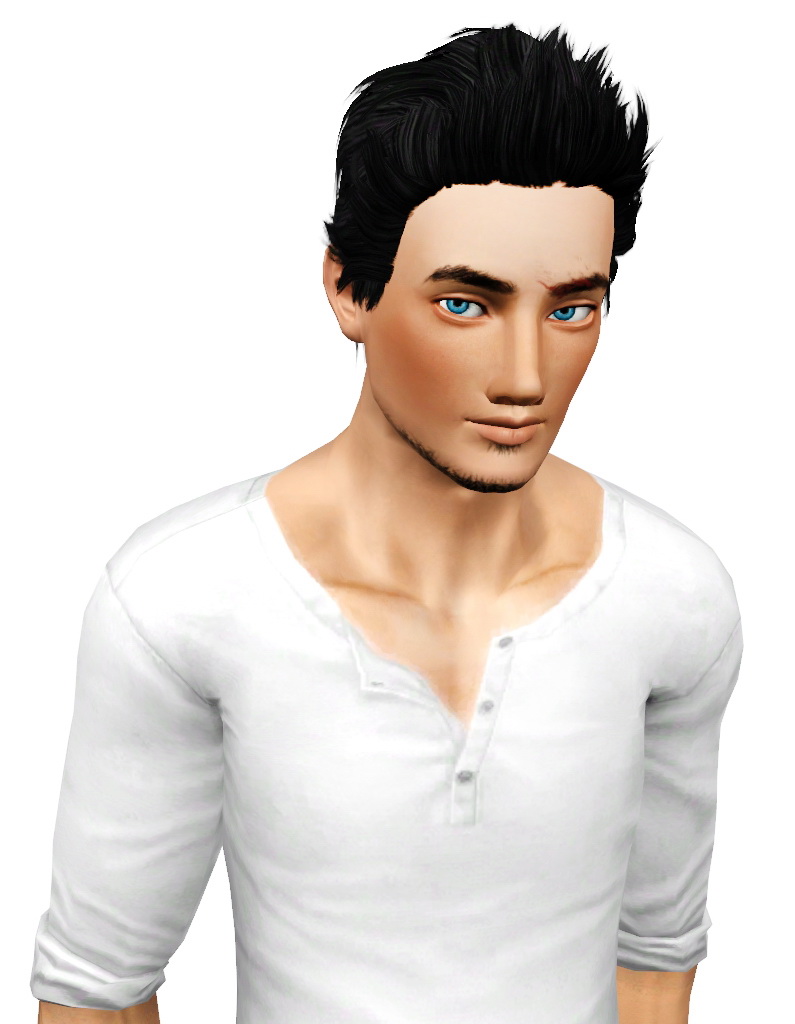Cazy`s Turn hairstyle retextured by Pocket - Sims 3 Hairs