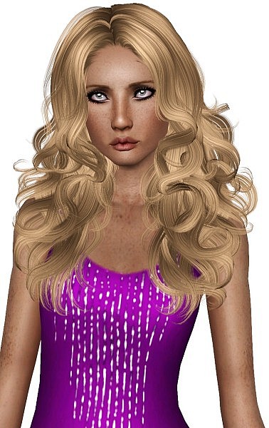 Newsea`s Sexy Bomb hairstyle retextured by Plumb Bombs for Sims 3