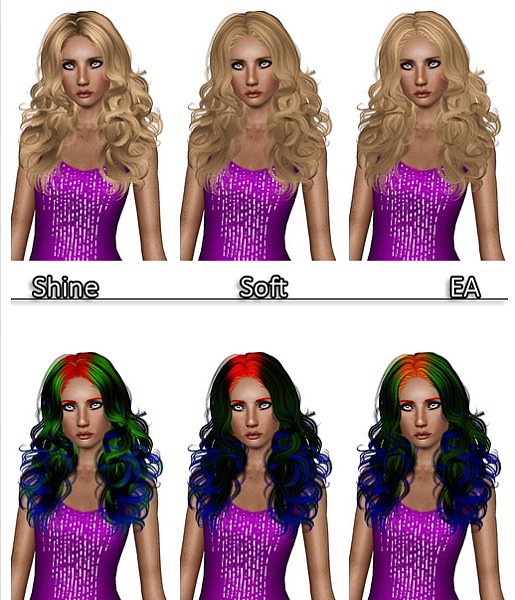 Newsea`s Sexy Bomb hairstyle retextured by Plumb Bombs for Sims 3