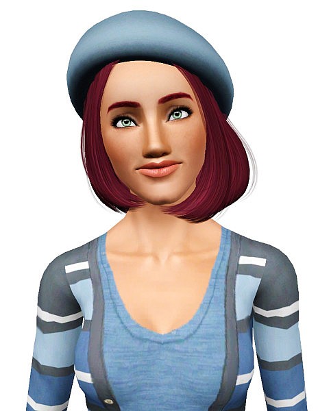 Newsea`s  Plush & Blush hairstyle retextured by Pocket for Sims 3