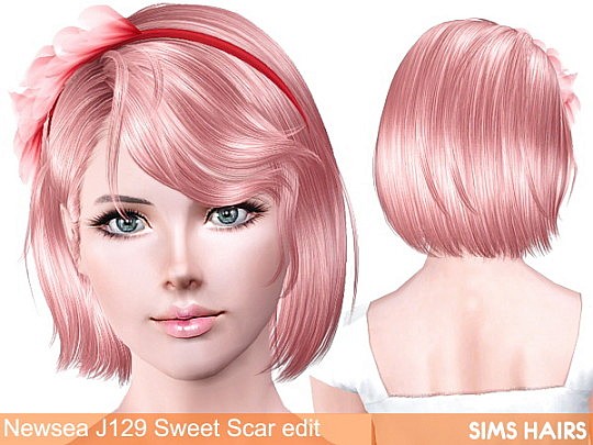 Newsea’s J129 Sweet Scar with/without headband retexture