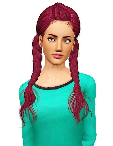 Newsea`s Weed Flower hairstyle retextured by Pocket for Sims 3