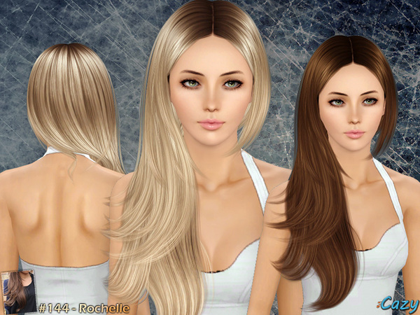 Rochelle Hairstyle by Cazy for Sims 3