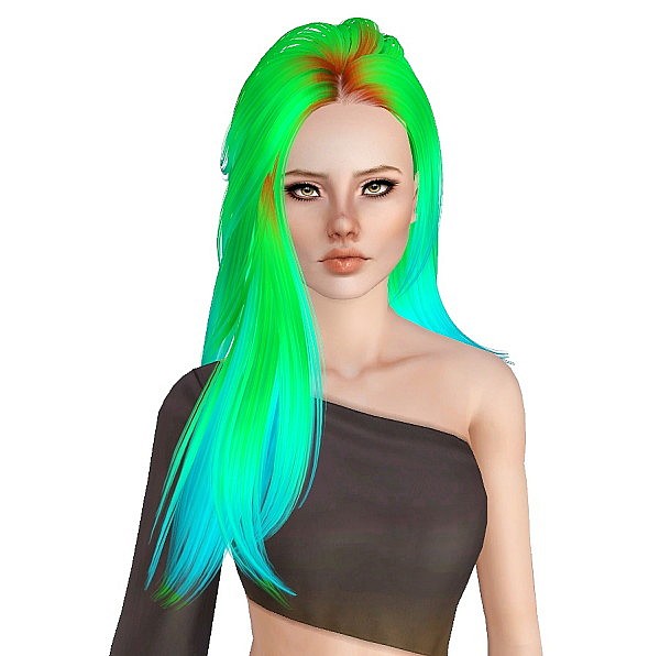 Skysims 215 hairstyle retextured by Monolith for Sims 3