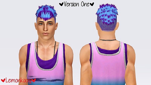 Jan Hairstyle 05 retextured by Lemonkixxy for Sims 3