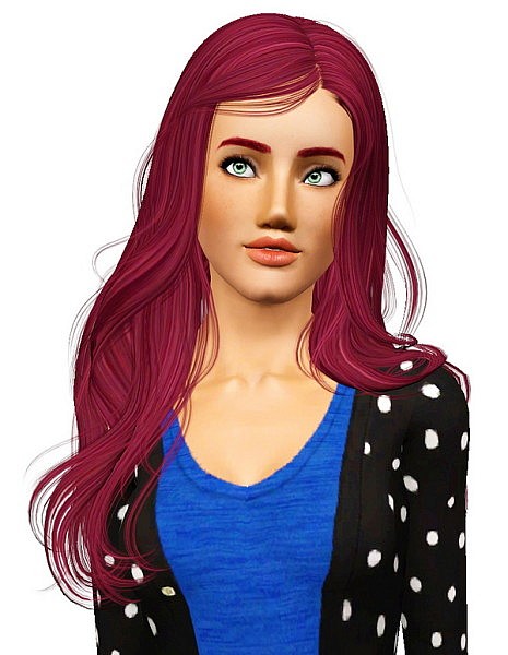 NewSea`s Color of Wind hairstyle retextured by Pocket for Sims 3