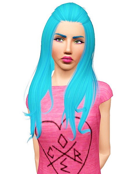 Alesso`s Aurora hairstyle retextured by Pocket for Sims 3