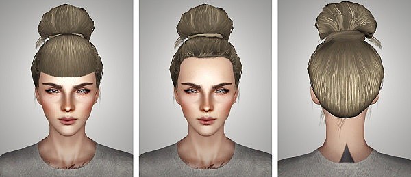 2 hairstyles retextured by Sweet Sugar for Sims 3