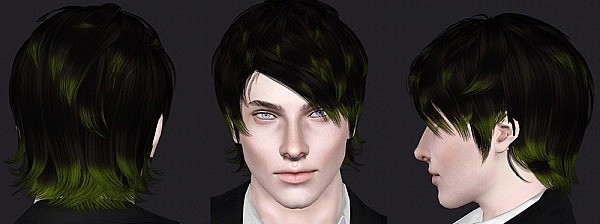 Newsea’s Heartquake hairstyle retextured by Raine for Sims 3