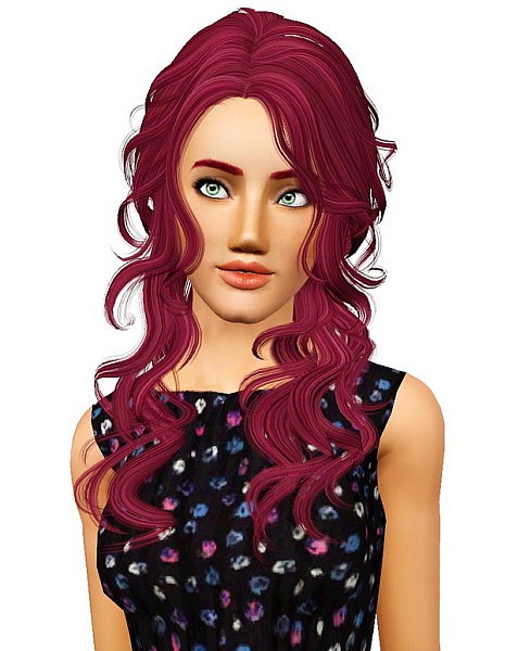 Newsea`s Peppermint hairstyle retextured by Pocket for Sims 3