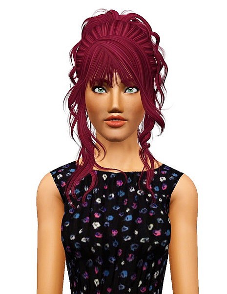 Newsea`s Ferris Wheel hairstyle retextured by Pocket for Sims 3