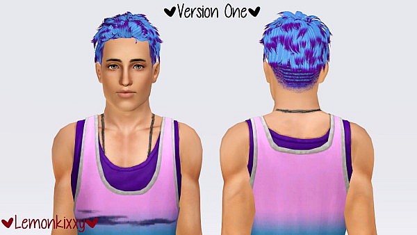 Jan hairstyle 03 retextured by Lemonkixxy for Sims 3