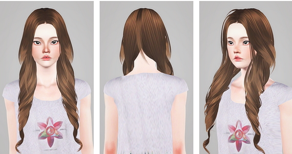 Skysims 216 hairstyle retextured by Liahx`s for Sims 3