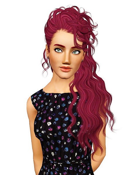 Newsea`s Disco Heaven hairstyle retextured by Pocket for Sims 3