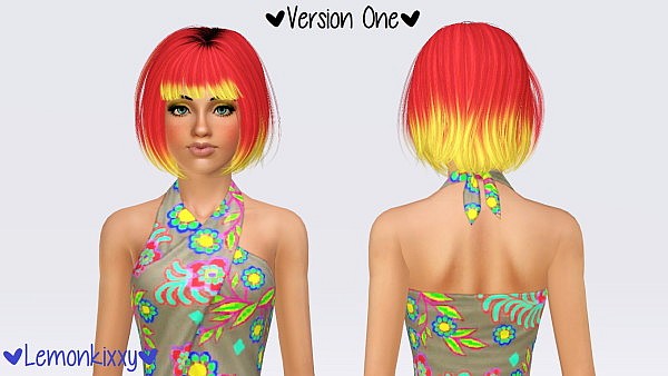 NewSea`s Physical hairstyle retextured by Pocket for Sims 3