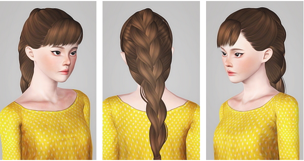 Skysims 219 hairstyle retextured by Liahx for Sims 3