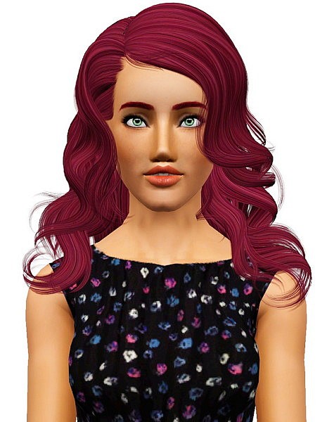 Newsea`s Born to Die hairstyle retextured by Pocket for Sims 3