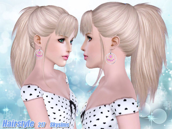 the sims 3 cc ponytail