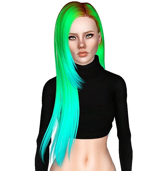 Bfly 145  hairstyle retextured by Monolith for Sims 3