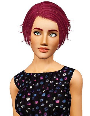 Newsea`s Footprint hairstyle retetured by Pocket - Sims 3 Hairs