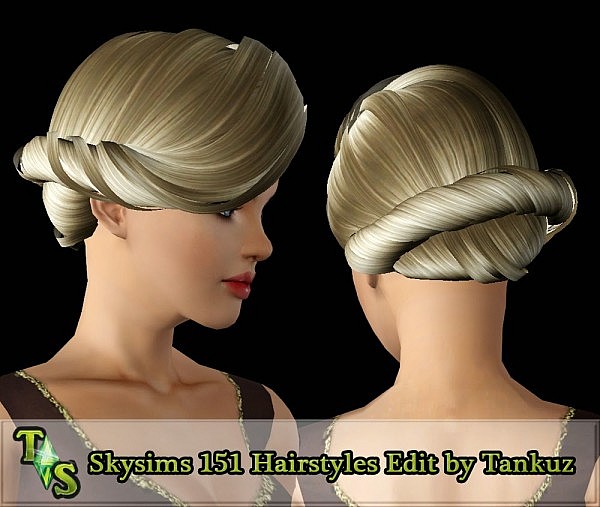 Skysims 151 Hairstyles Edit by Tankuz for Sims 3