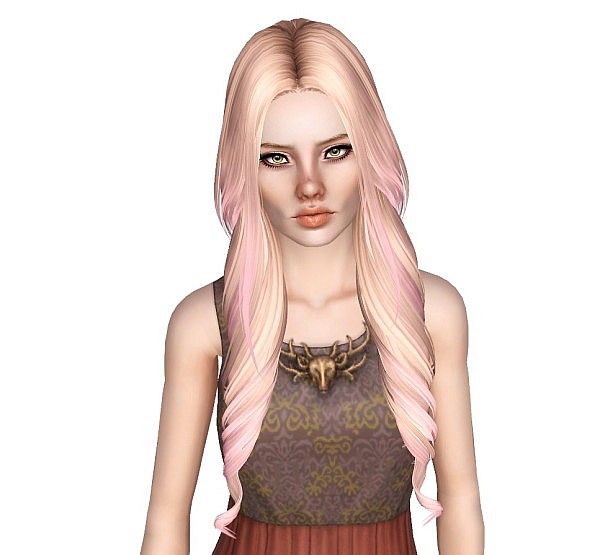 Skysims 216 hairstyle retextured by Monolith for Sims 3