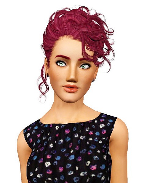 Disco Buzz/Cova hairstyle retextured by Pocket for Sims 3