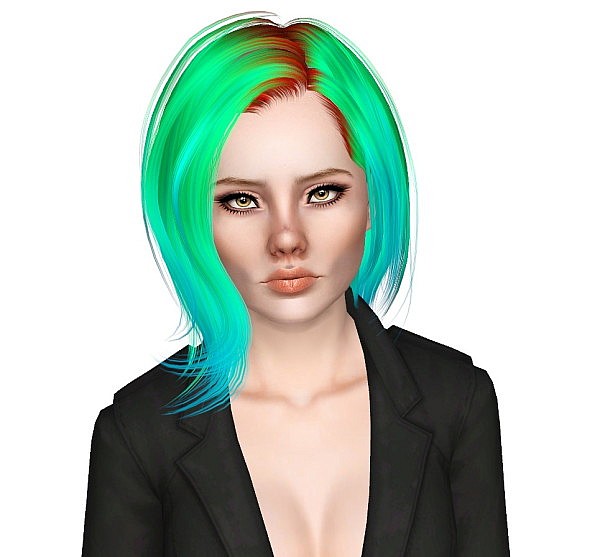 Newsea`s Perry hairstyle retextured by Monolith for Sims 3