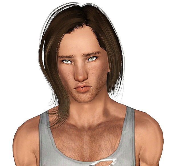 Newsea`s Perry for him hairstyle retextured by Monolith for Sims 3