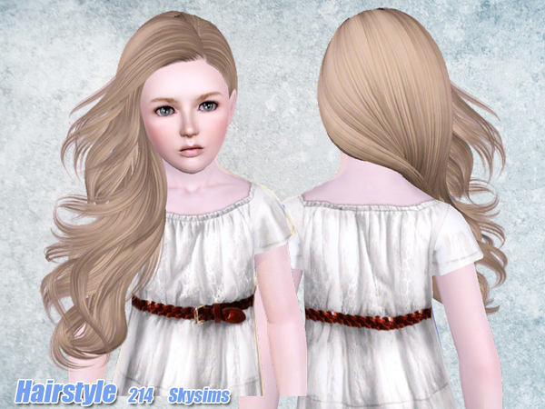 Windy hairstyle 214 by Skysims for Sims 3