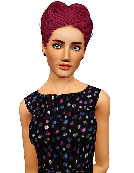 Newsea`s Swan hairstyle retextured by Pocket for Sims 3