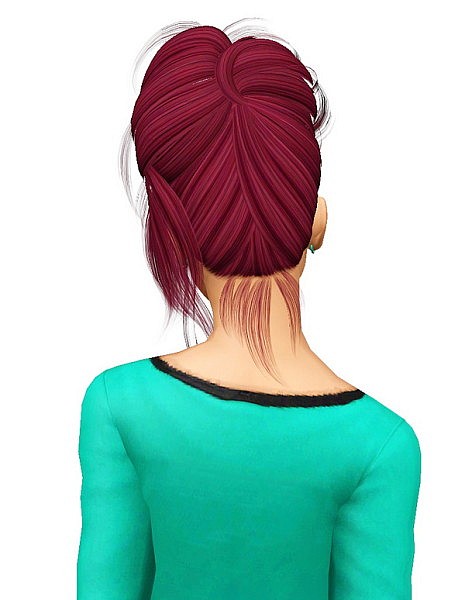 Newsea`s Crazy Love hairstyle retextured by Pocket for Sims 3