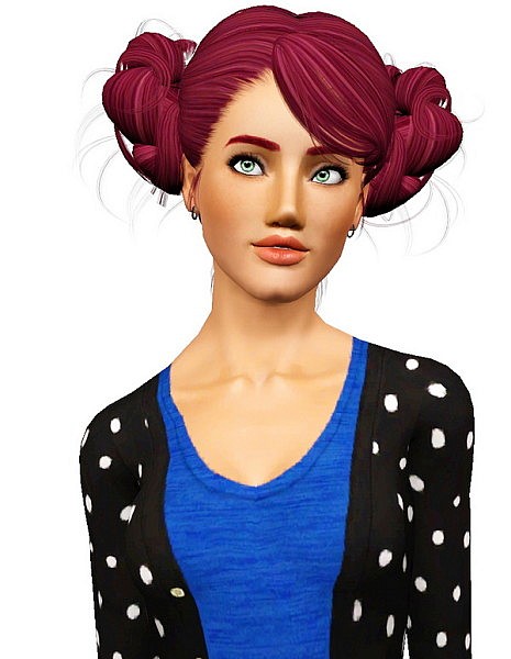 Newsea`s Love & Kiwi hairstyle retextured by Pocket for Sims 3