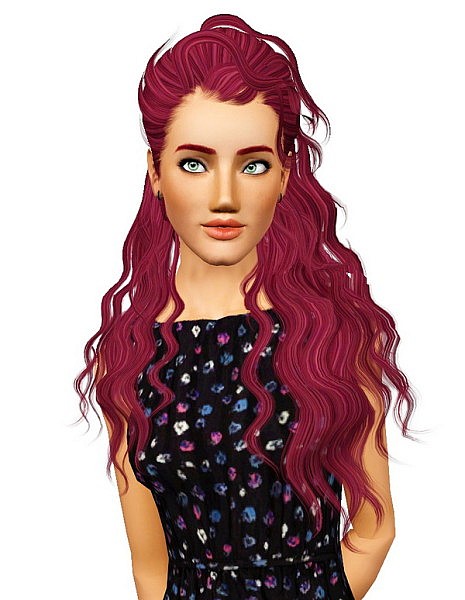 Momo’s Disco hairstyle retextured by Pocket for Sims 3