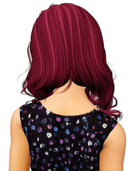 Newsea’s Azure Sky hairstyle retextured by Pocket for Sims 3