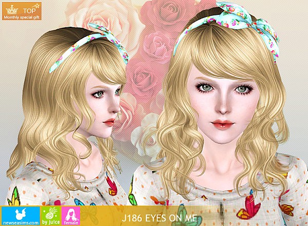 Newsea J186 Eyes on me hairstyle (TopStuff) by Juice for Sims 3