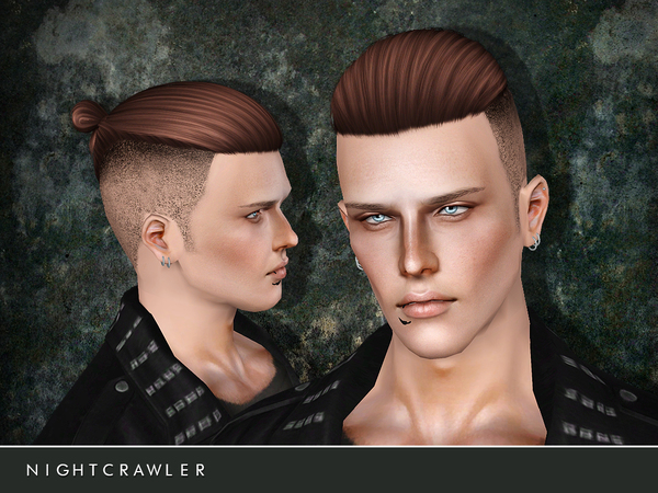 Shaved hairstyle 06 by Nightcrawler for Sims 3