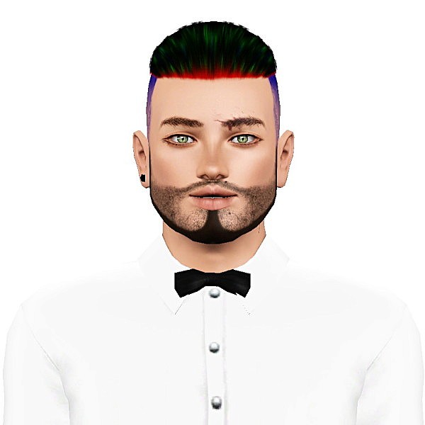 Nightcrawler Hairstyle 06 retextured by July Kapo for Sims 3
