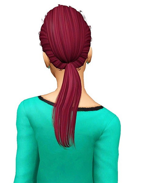 Newsea`s Magnolias hairstyle retextured by Pocket for Sims 3