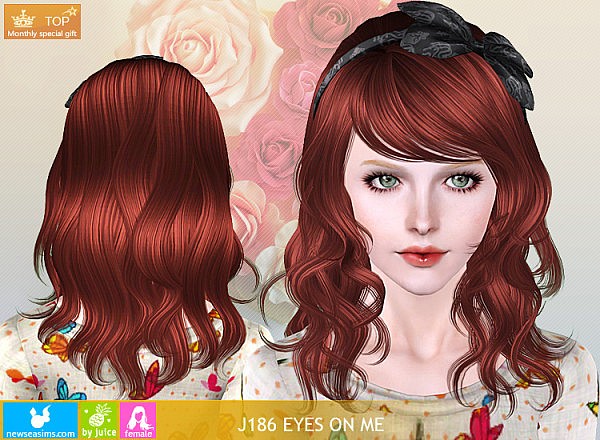 Newsea J186 Eyes on me hairstyle (TopStuff) by Juice for Sims 3