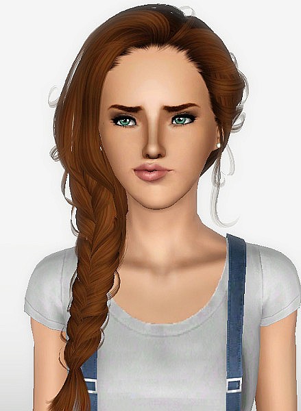 Newsea`s Erena hairstyle retextured by Forever and Always for Sims 3